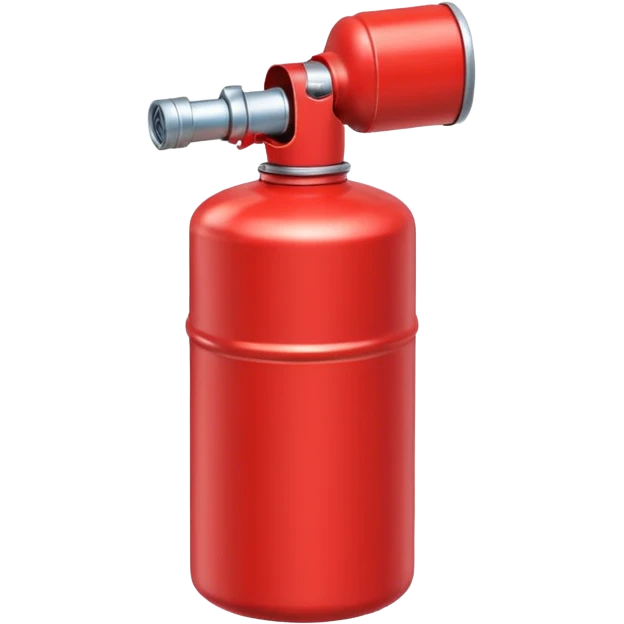 a red gas canister dancing emoji