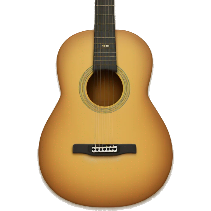 acoustic guitar emoji