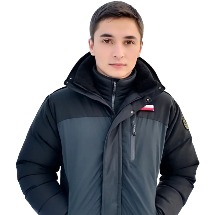 Морда черно-белого русского кокер спаниеля emoji