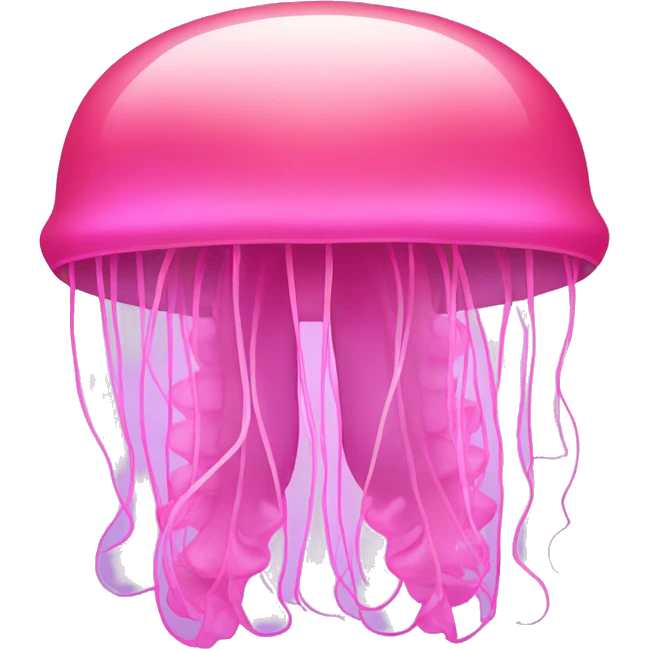 Pink jellyfish emoji