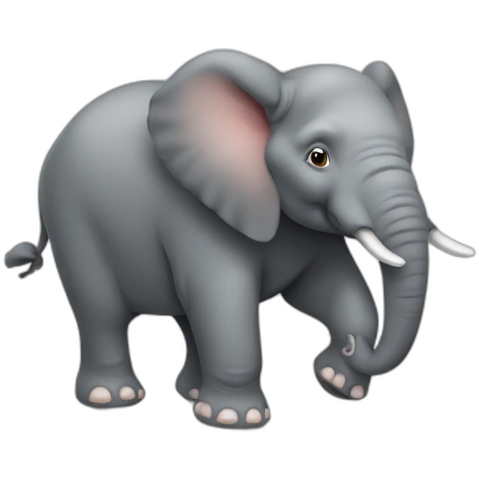 Fat elephant emoji