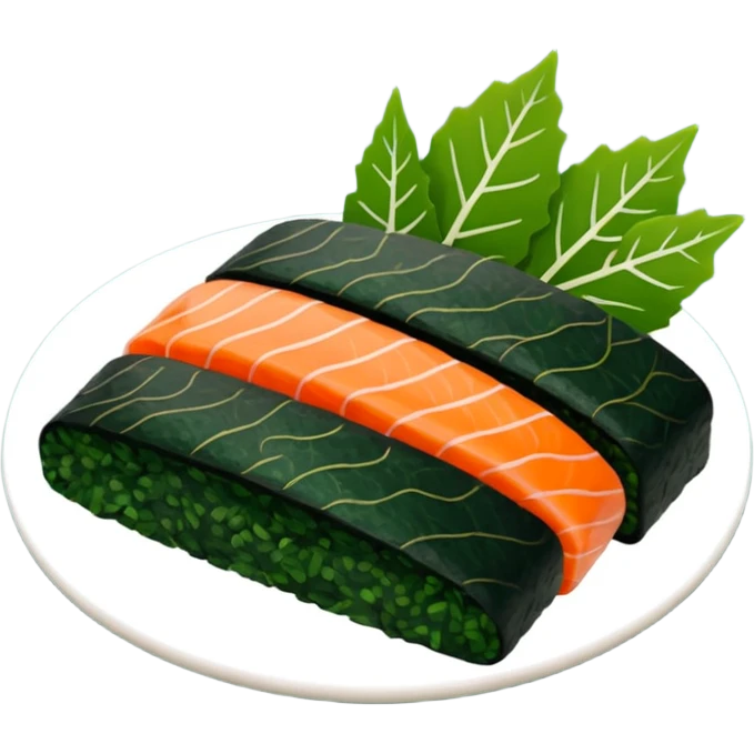 nori sushi leaf emoji