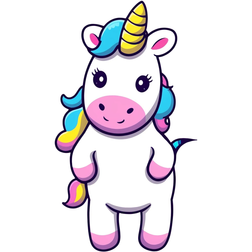 rainbow unicorn emoji