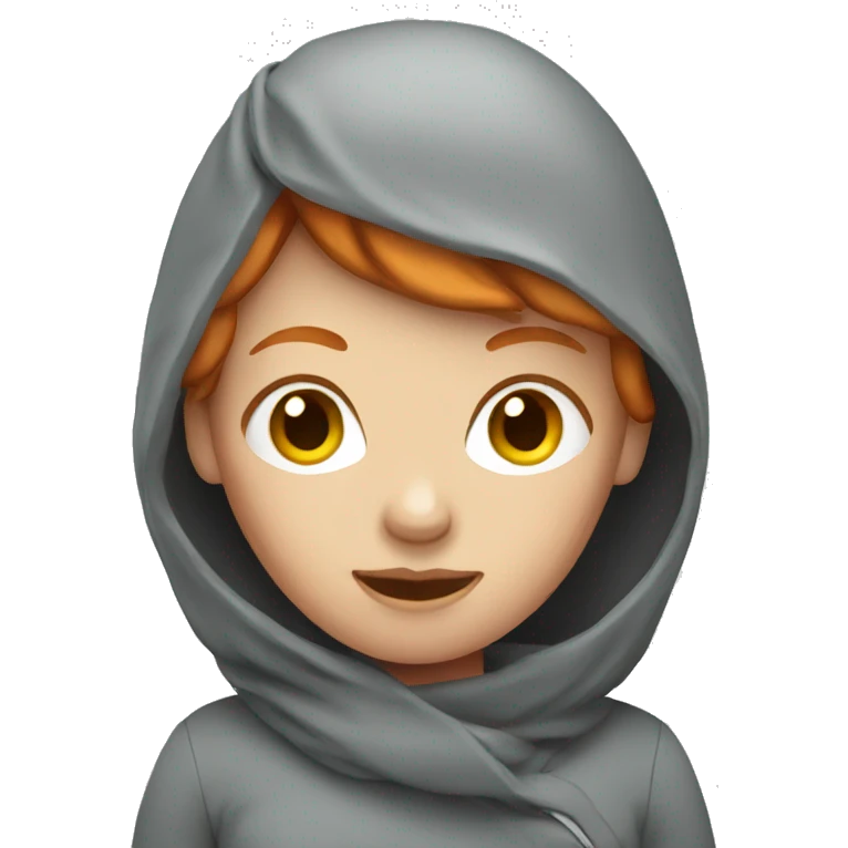 ginger female emoji