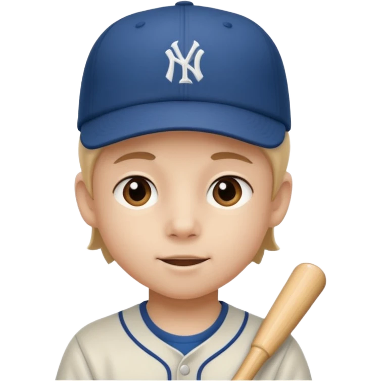 baseball hat kid emoji