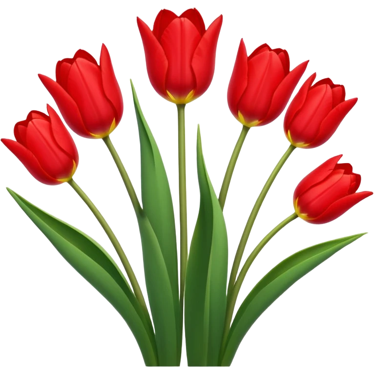 8 of the tulips emoji