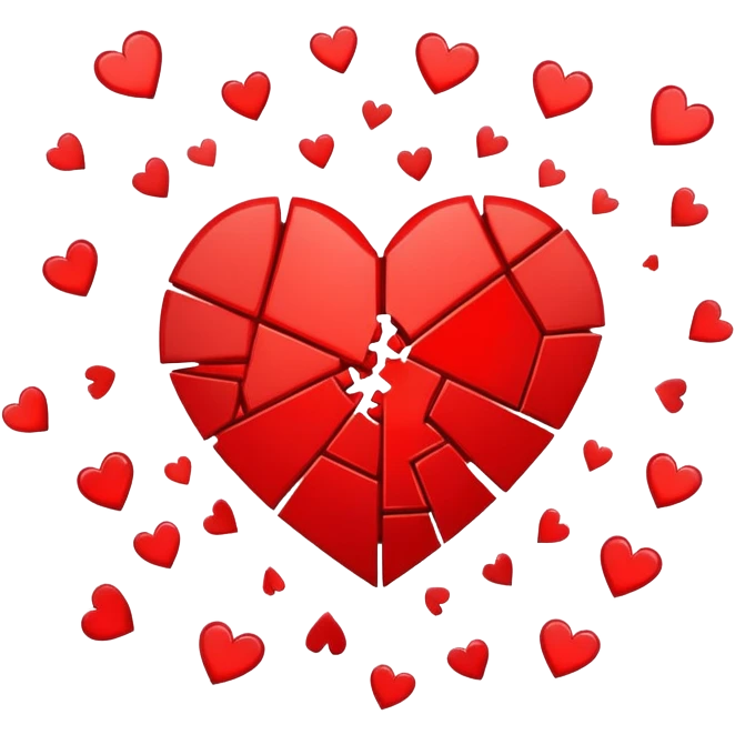 Heart broken emoji