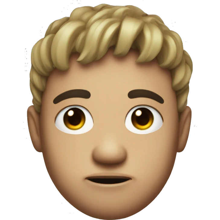 face of uzi from murder drones emoji