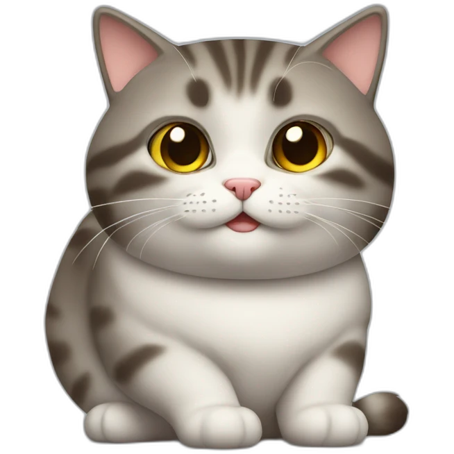 Gros chat mignon emoji