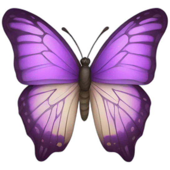 purple butterfly emoji
