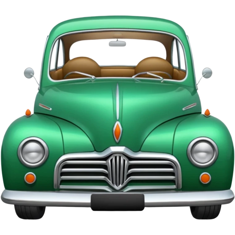 green old Indian car emoji