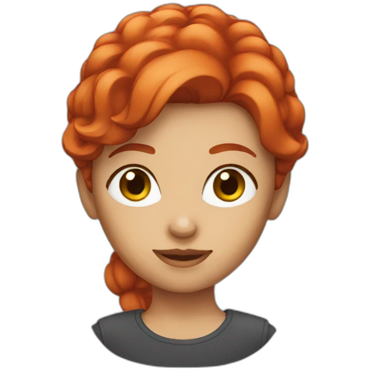 girl with red hair emoji