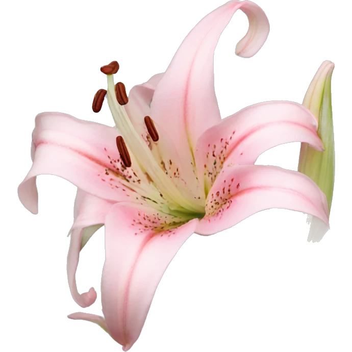 light pink lilium emoji