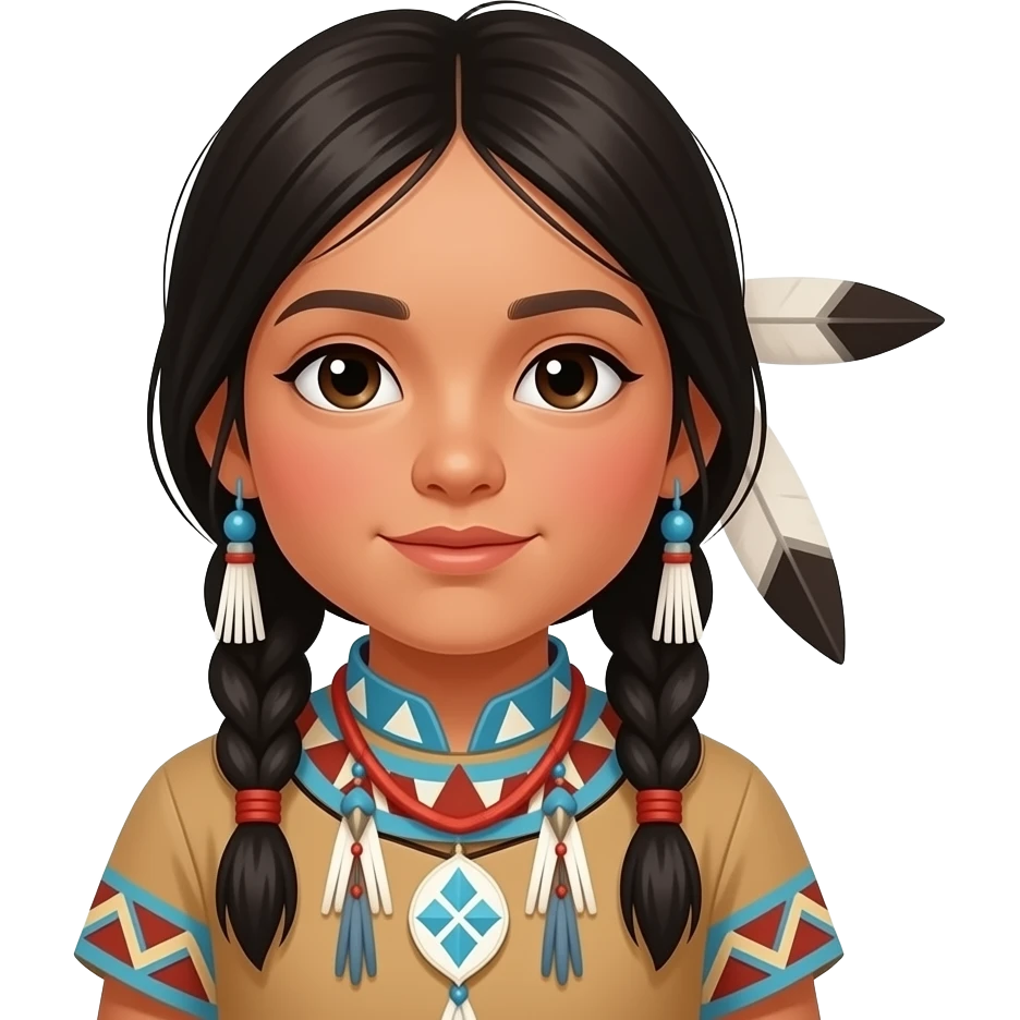 native american children emoji
