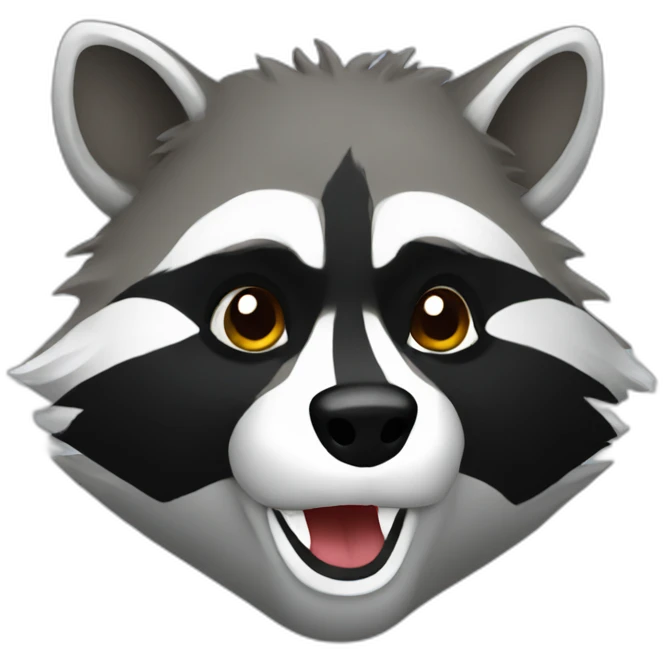 Raccoon criminal emoji