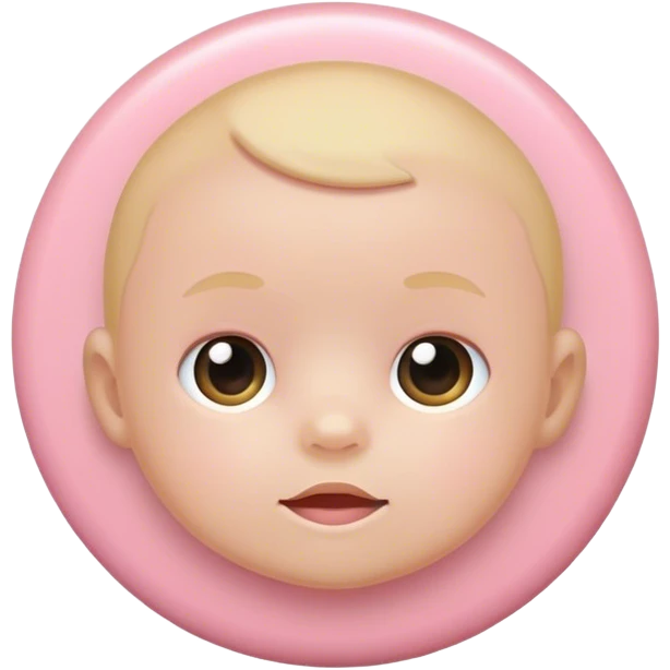 Baby pink circle emoji