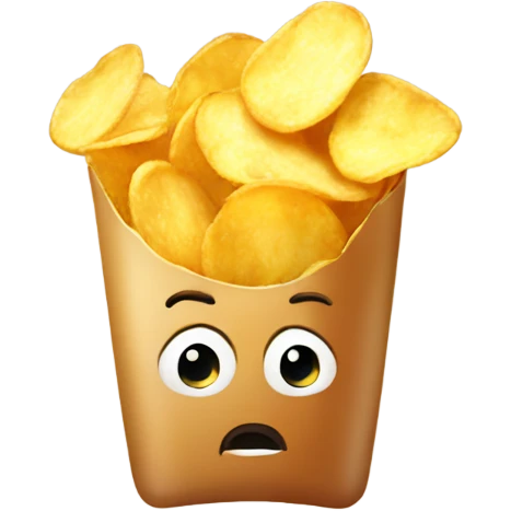 potato chips emoji