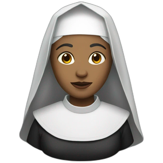 The nun emoji