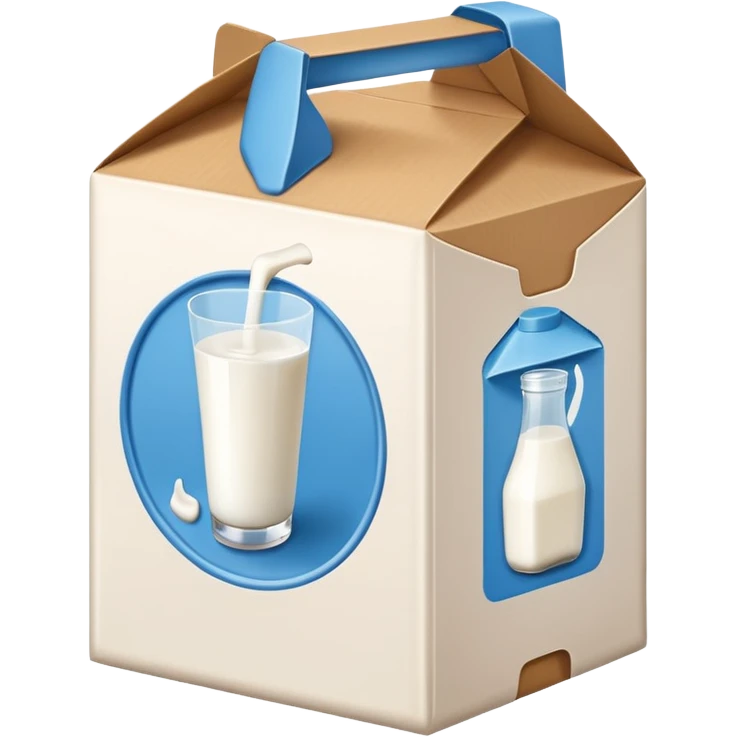 a box of milk emoji