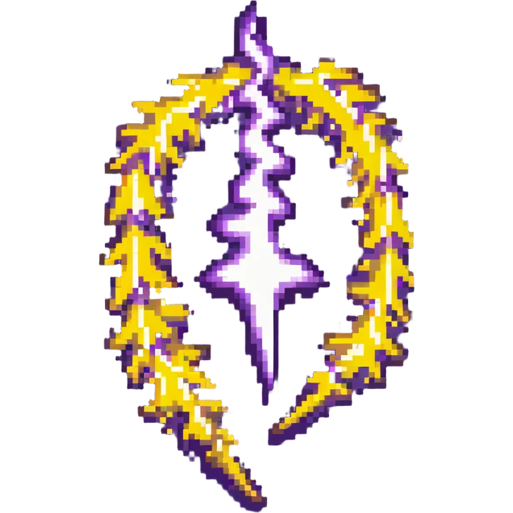 purple lightning bolt emoji