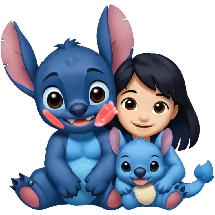 Lilo and stitch make stitch cute cuter make it look relaistic emoji