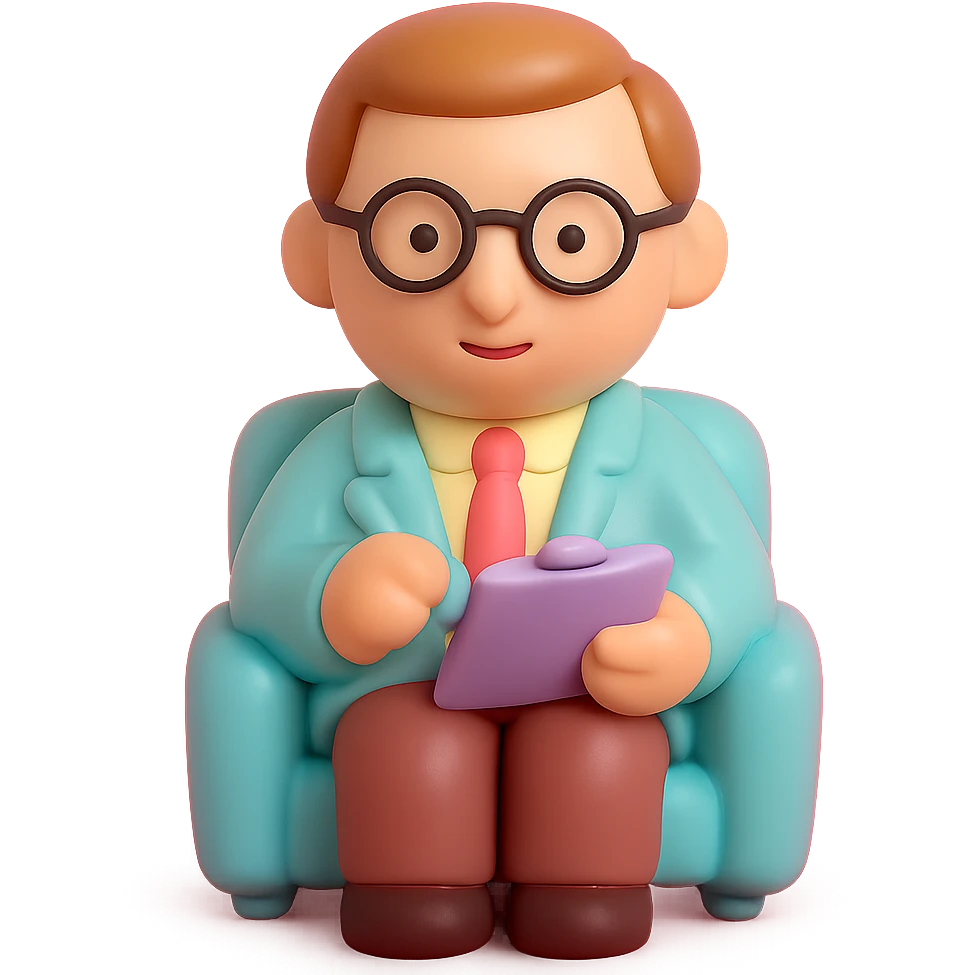 therapist vinyl figure emoji