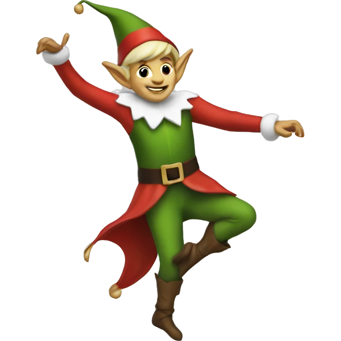My elf dancing emoji