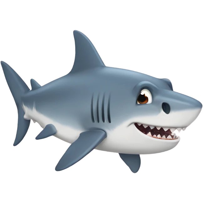 sad shark emoji
