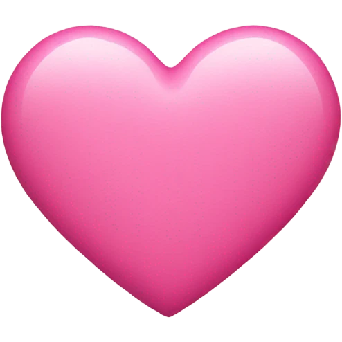 Pink heart emoji