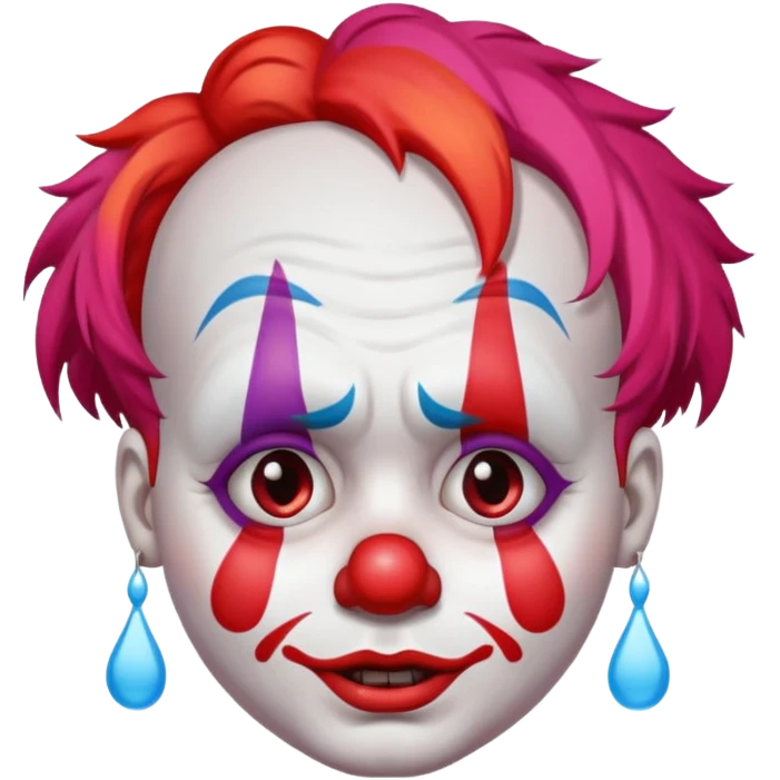 clown crying emoji