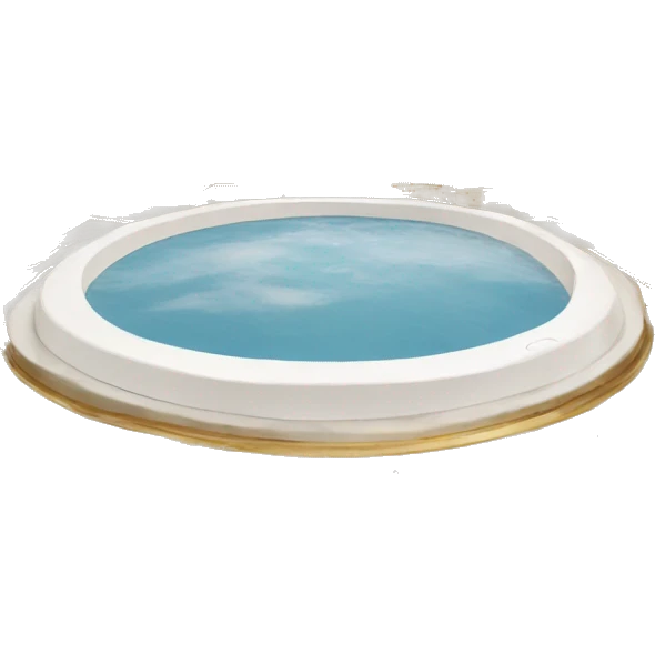 Jacuzzi inside a white and gold mansion emoji