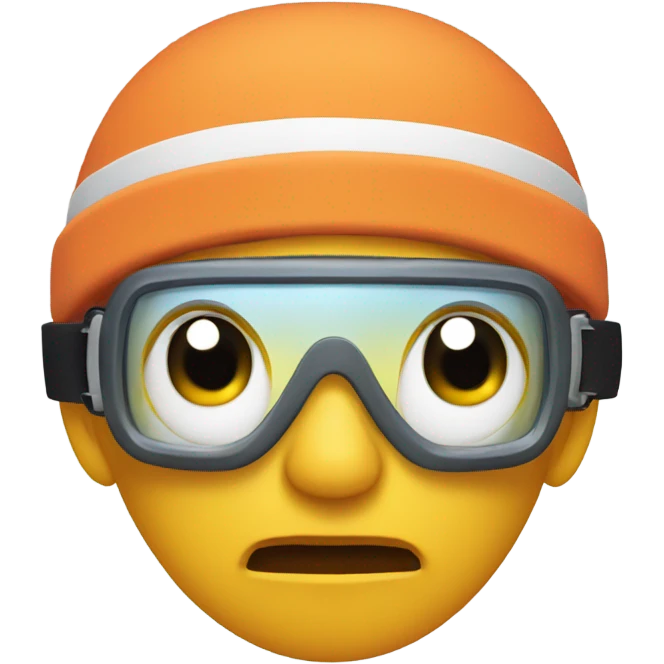 🥶 with ski goggles emoji