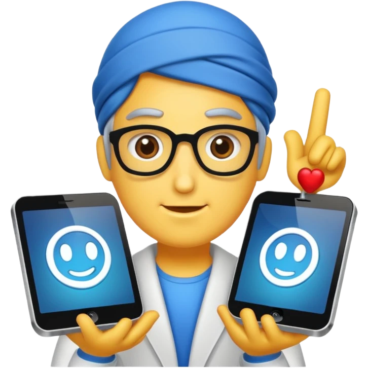 A tech guru emoji