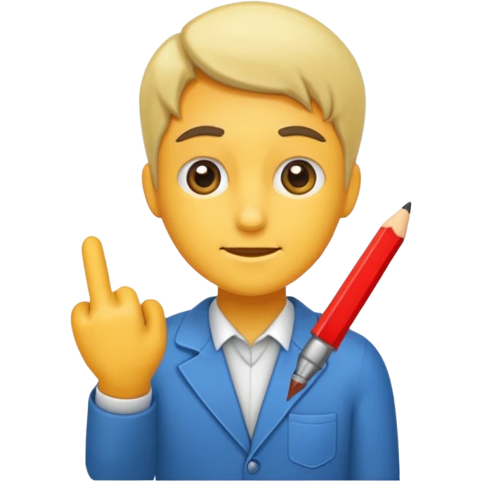 A job application emoji