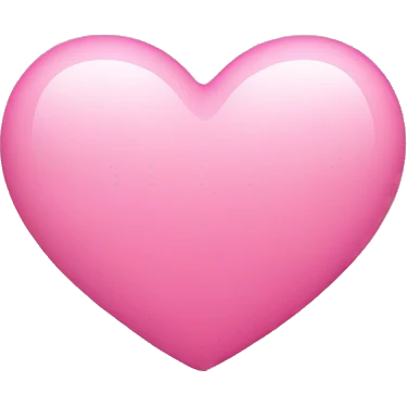 Pink heart emoji