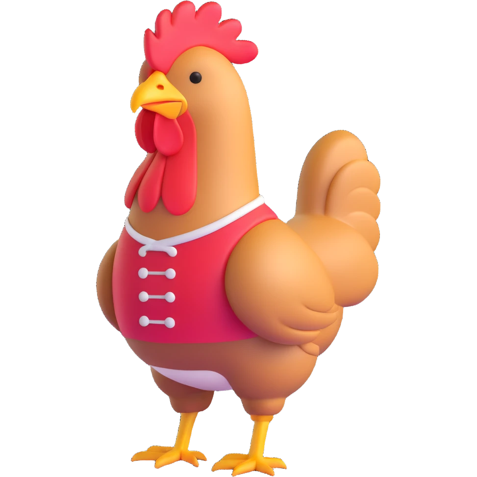 chicken jockey emoji