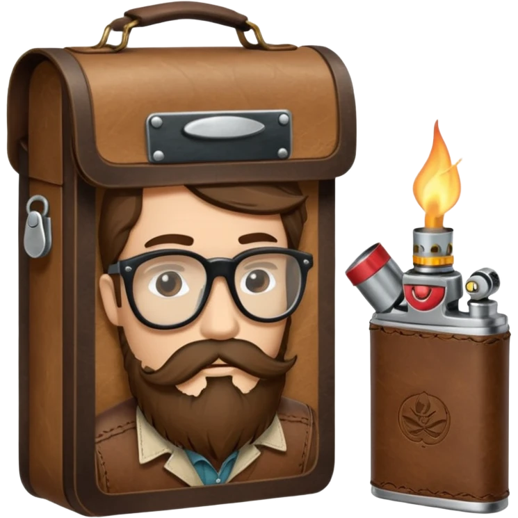 hipster tobacco kit emoji