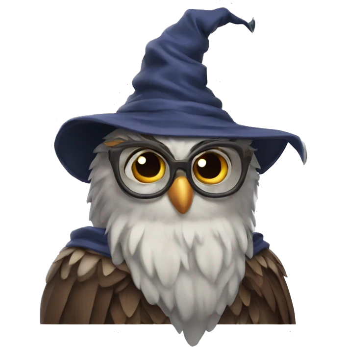 sassy owl wizard emoji