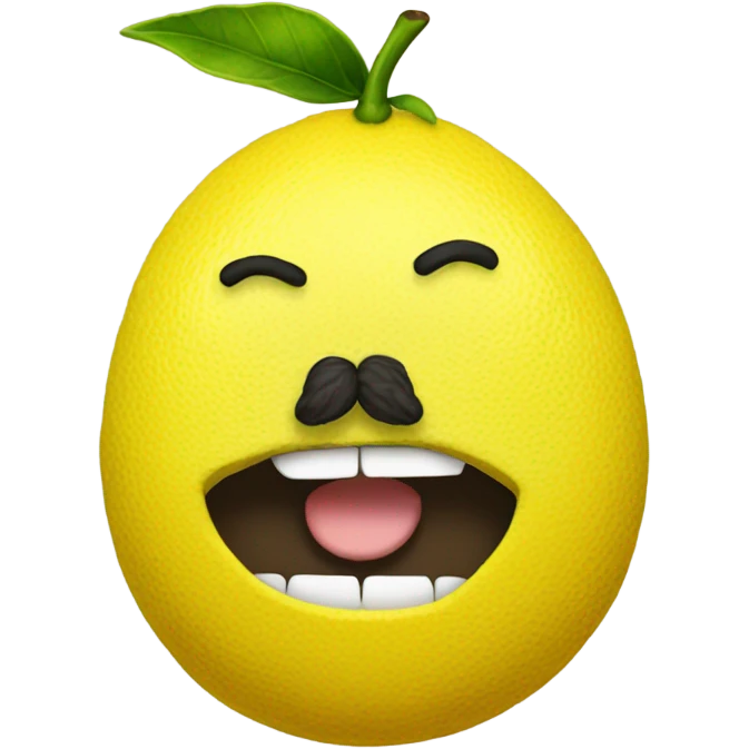 hairy lemon emoji