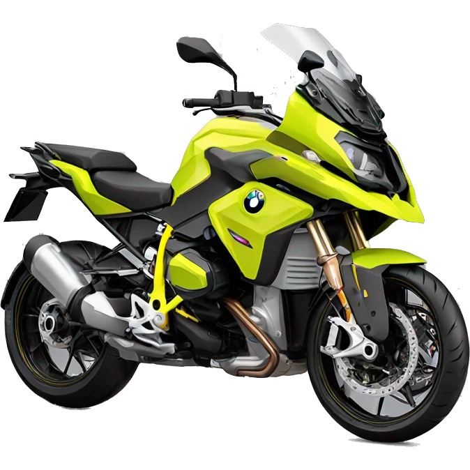 BMW m1000xr neon yellow aestetic emoji