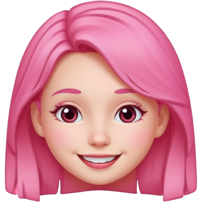 Pink girl emoji