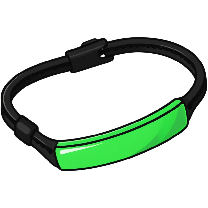 green bracelet emoji
