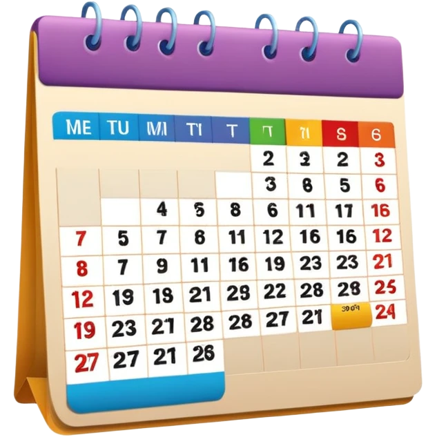Calendar emoji
