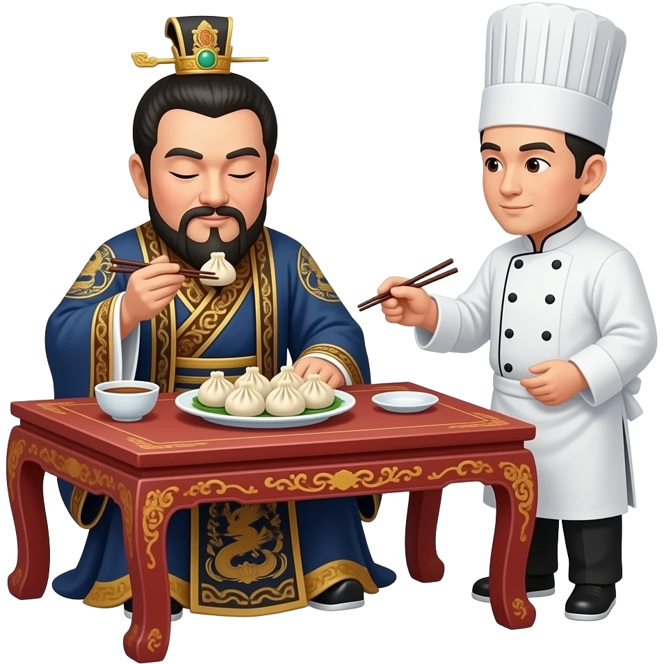 Hola. Soy. Susmajestad. El rey.   El. No tiene.  Varba. El.    Solo. Probaba. La. Comida. De. Shef. Yoryi.  El usa. Pilitos. Chinos. Es. Chino emoji