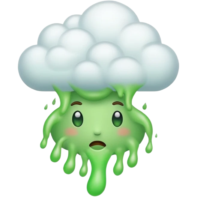 green fart air emoji