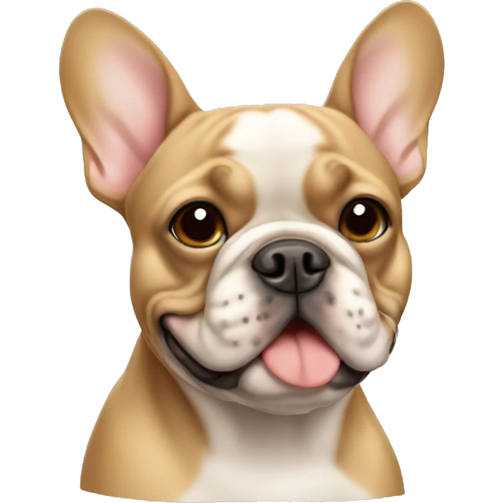 Tan French bulldog emoji