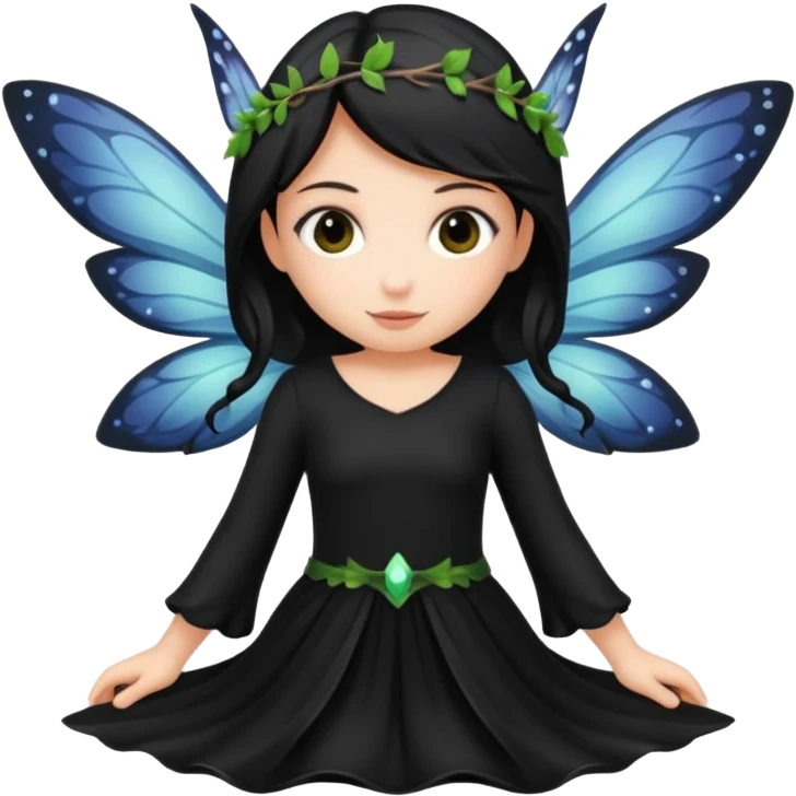 Back clothes fairy  emoji