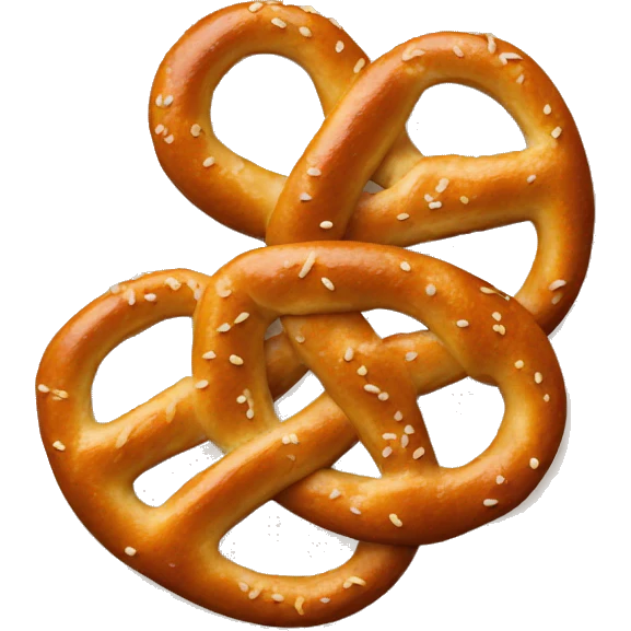pretzel emoji