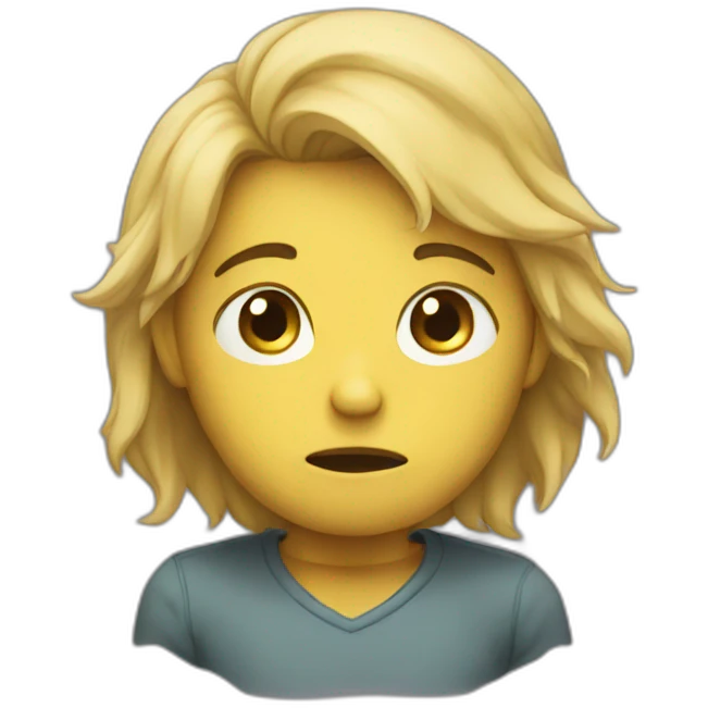 Triste emoji