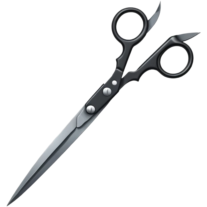 Black scissor emoji
